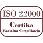 Certyfikat ISO 22000